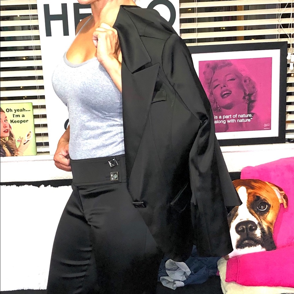 Cache Satin Pant Suit